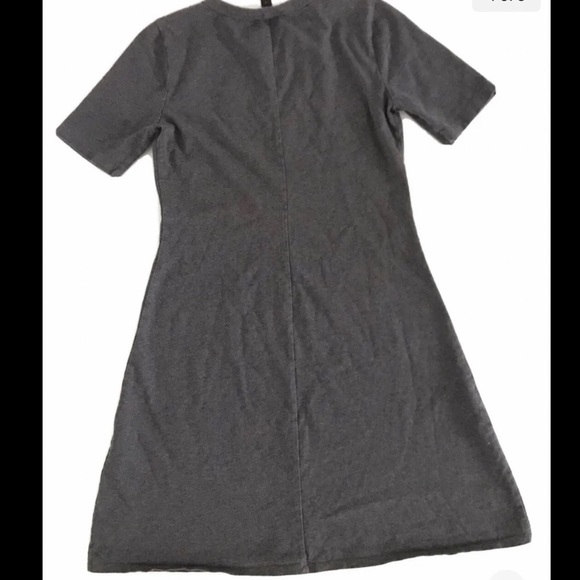 J Crew | Knit Sunset Dress Womens Size XS Gray Short Sleeves Pullover Crewneck - Picture 9 of 10